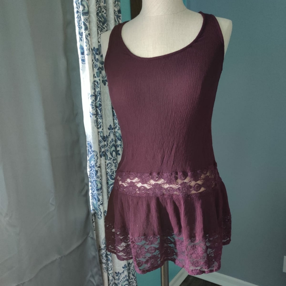 🍀Sun &shadow frilly cami